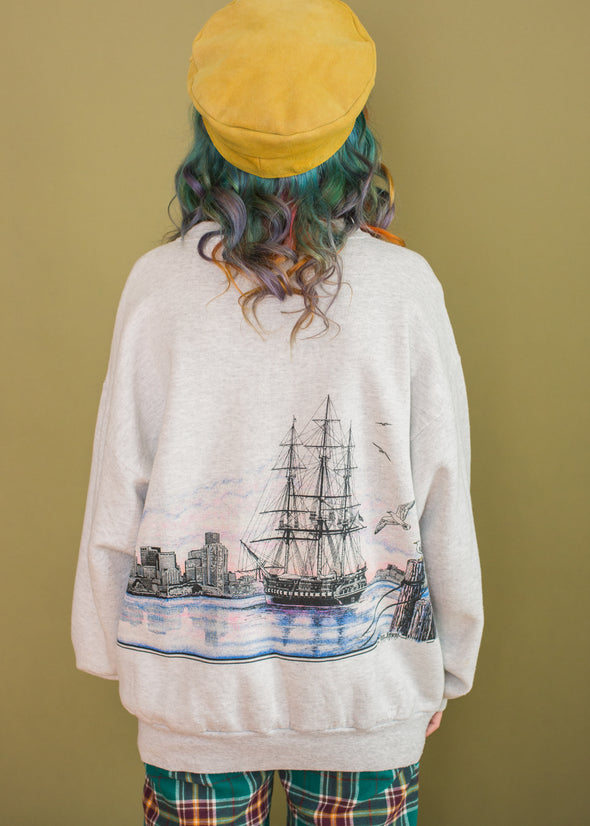 Vintage 90s U.S.S. Constitution Sweatshirt