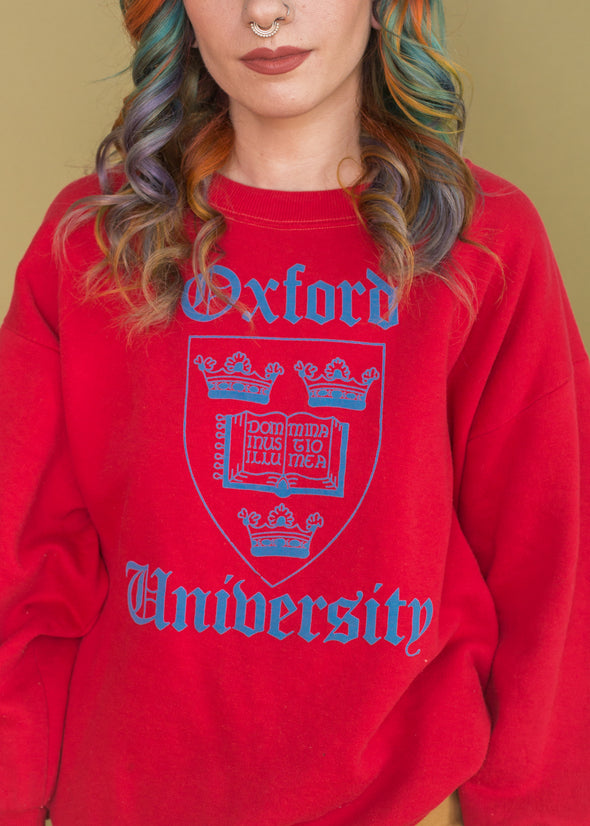 Vintage Oxford University Sweatshirt
