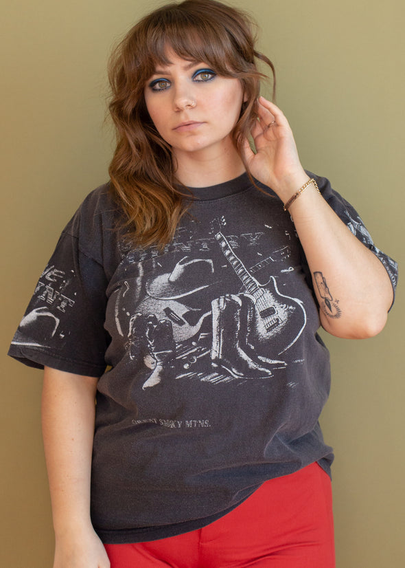 Vintage 90s Gone Country Great Smoky Mountains Tee
