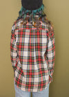 Vintage Plaid Single Pocket Flannel