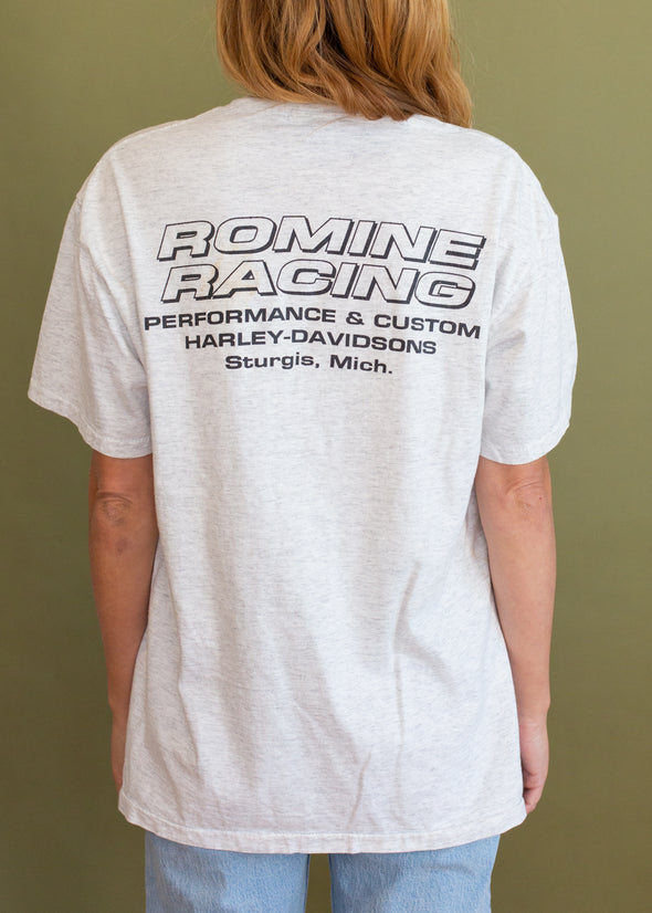 Vintage 90s Romine Racing Harley Tee