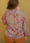 Vintage 90s Paisley Secretary Blouse