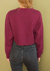 Vintage Eagle Cropped Sweatshirt