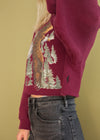 Vintage Eagle Cropped Sweatshirt