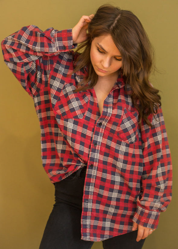 Vintage 90s Plaid Flannel