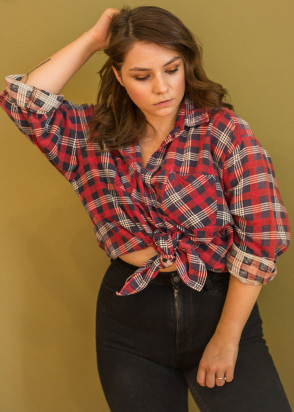 Vintage 90s Plaid Flannel