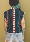 Vintage Southwestern Button Up Cropped Tank