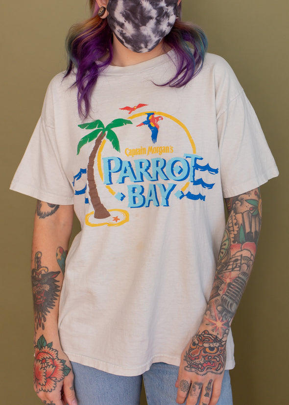 Vintage 90s Captain Morgan's Parrot Bay Tee