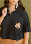 Vintage 90s Harley Cropped Polo
