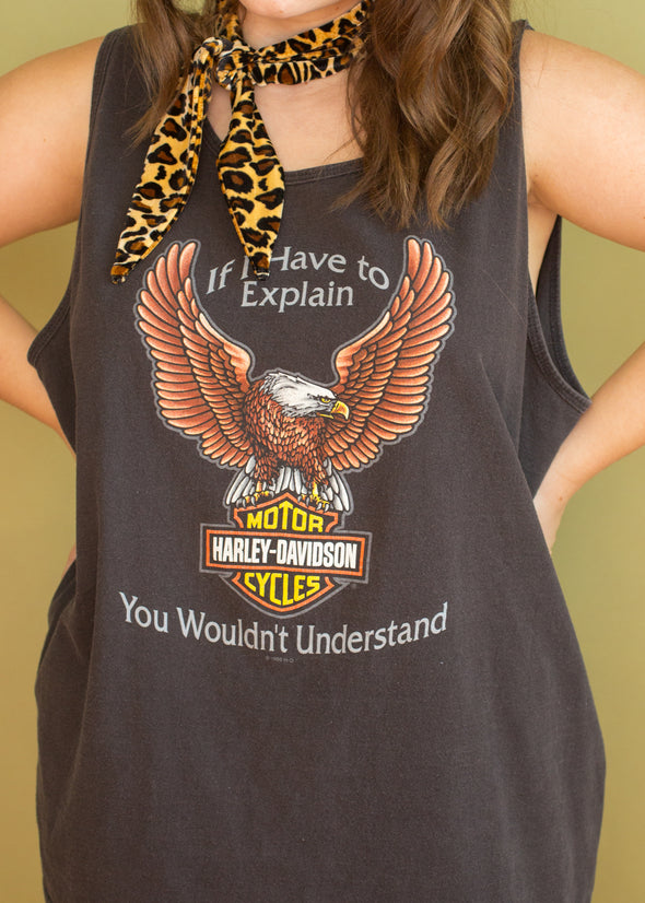 Vintage 90s Harley Eagle Tank