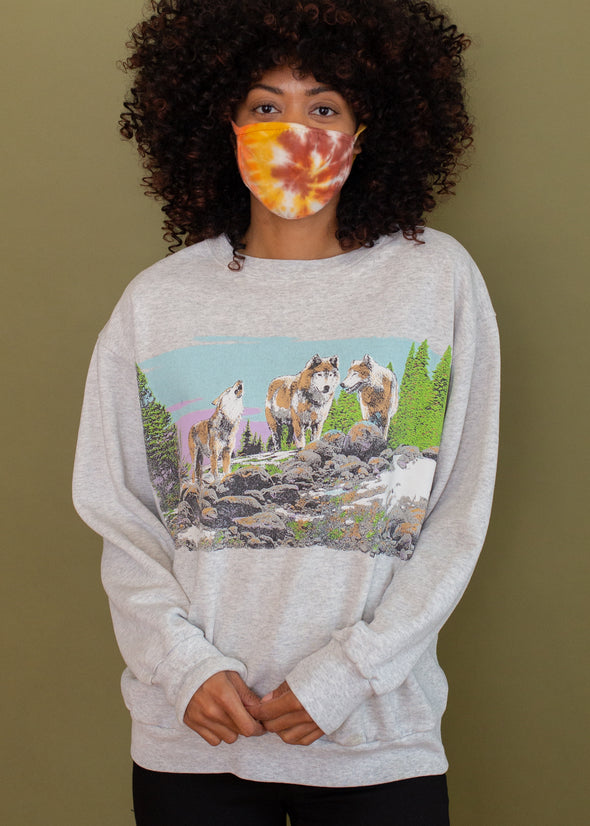Vintage 80s/90s Howling Wolf Sweatshirt