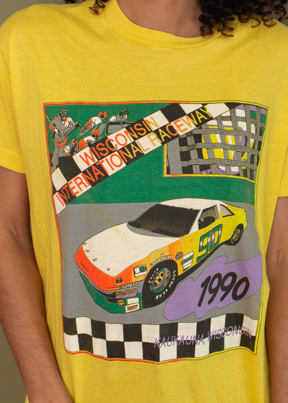 Vintage 1990 Wisconsin Raceway Tee