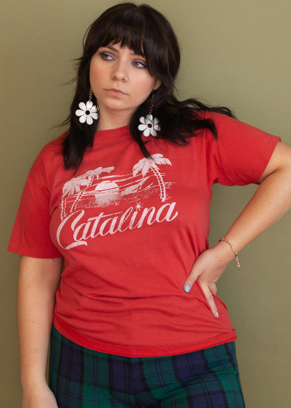 Vintage 1980s Thin Catalina Tee