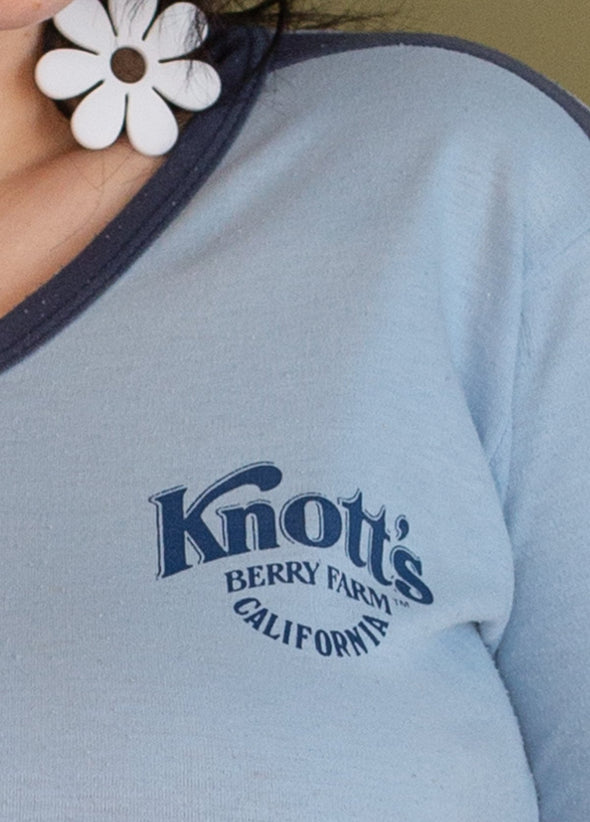 Vintage 1980s Knott's Berry Farm V Neck