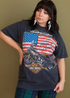 Vintage 90s Made in America Harley Tee