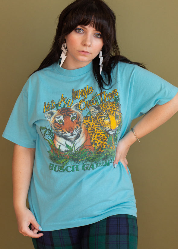Vintage 90s Busch Gardens Jungle Tee