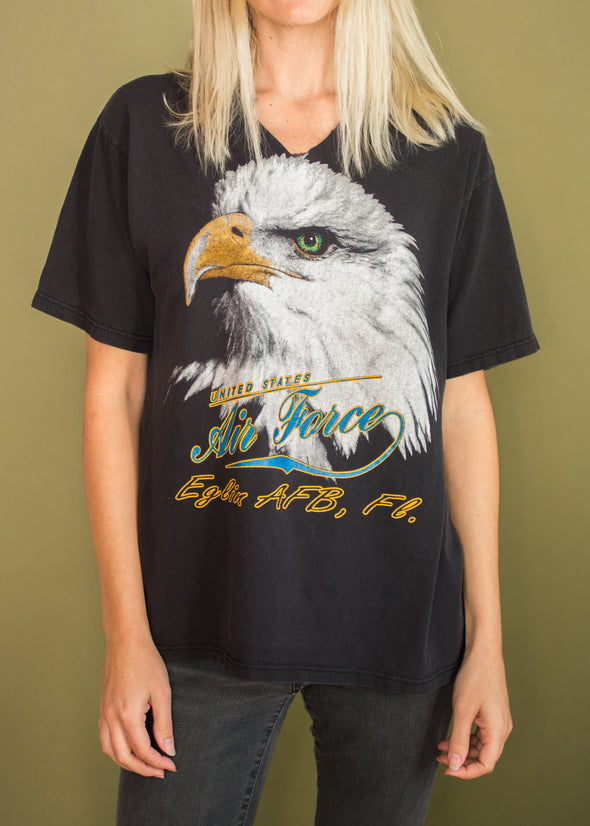 Vintage 90s US Air Force Eagle Tee