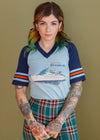 Vintage 1980s Tropicale Athletic V Neck