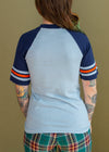 Vintage 1980s Tropicale Athletic V Neck