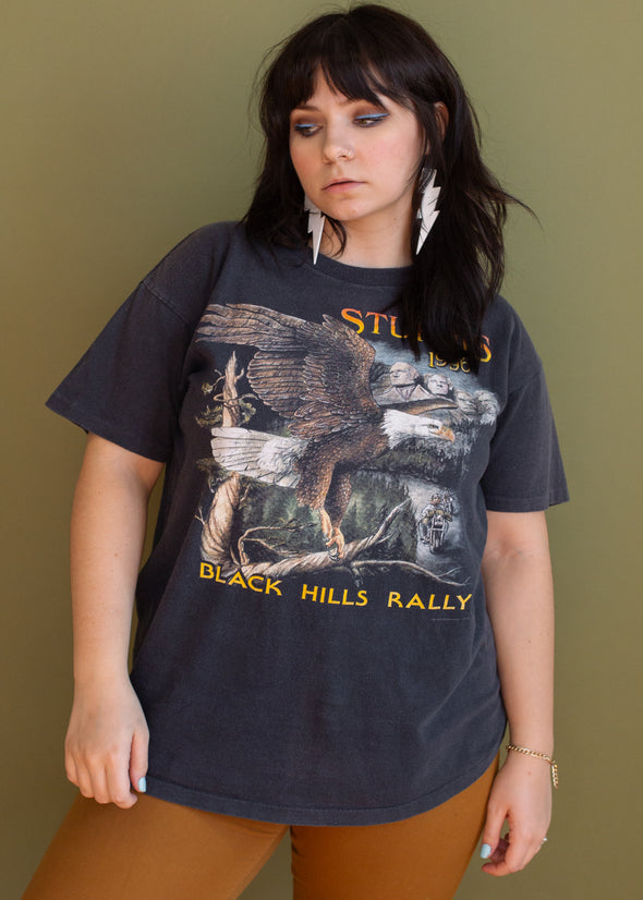 Vintage 1996 CMJ Sturgis Black Hills Rally Tee