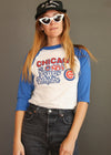 Vintage 1984 Thin Chicago Cubs Raglan