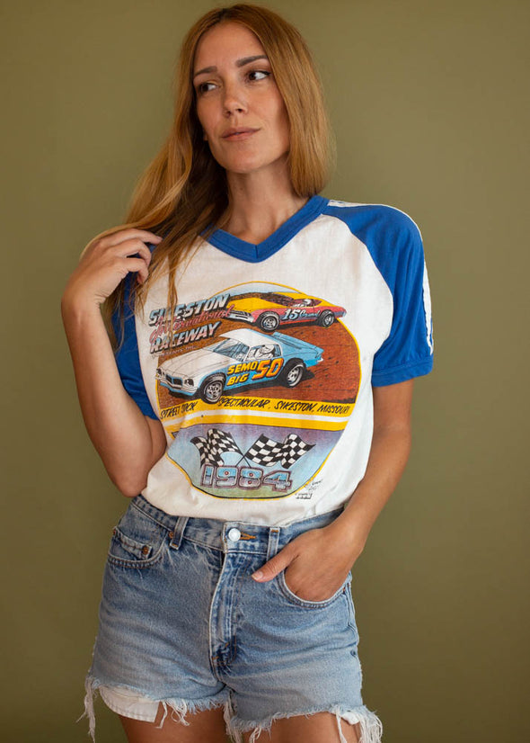 Vintage 1980s Speedway Tee
