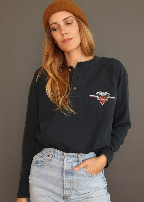 Vintage 2001 Harley CO Long Sleeve Tee