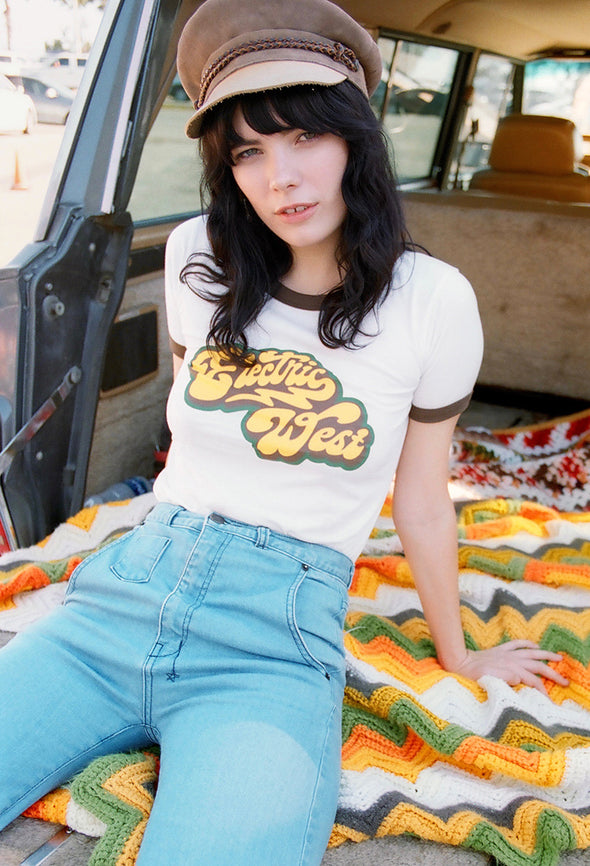Electric West 70's Bolt tee vintage inspired graphic tee