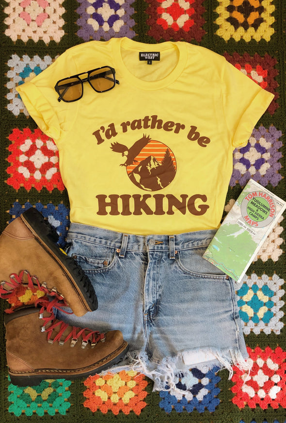 I'd Rather be Hiking Tee