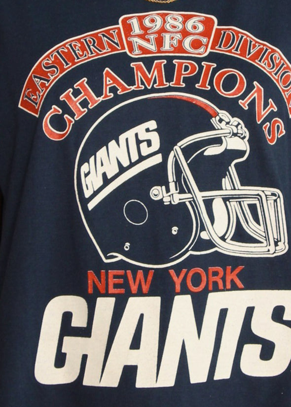Vintage 1986 New York Giants NFC Champs Tee