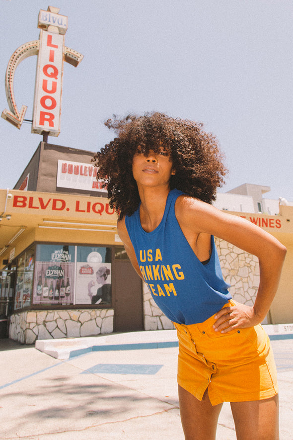 USA Drinking Team Muscle Tank