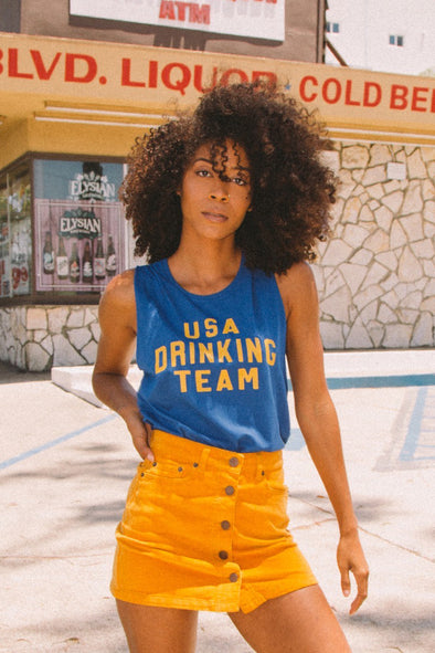 USA Drinking Team Muscle Tank