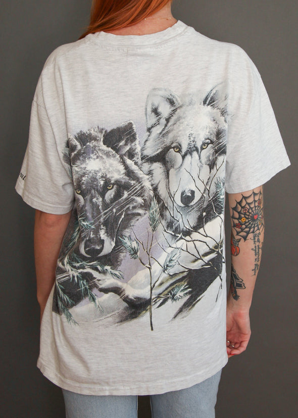 Vintage 1995 Grey Wolf Tee