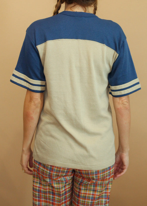 Vintage 1980's Speedsport V Neck Tee