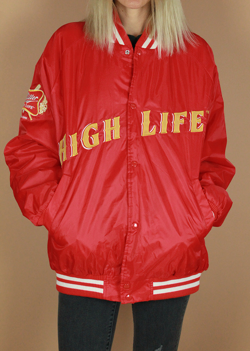 Vintage Miller High Life Puff Bomber – Electric West