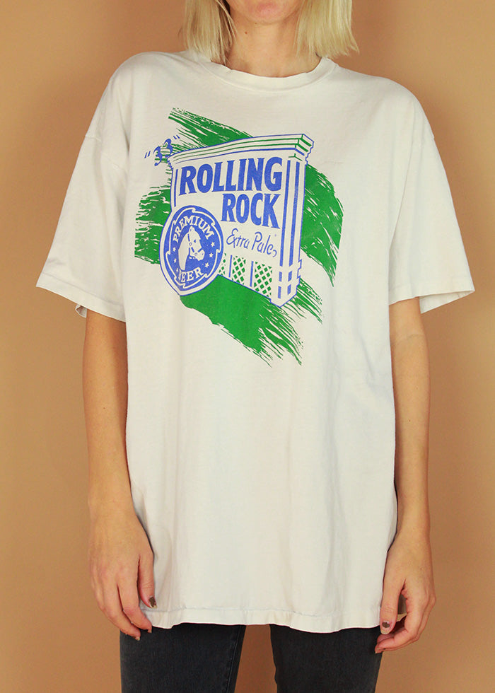 Vintage Rolling Rock Beer Tee – Electric West