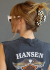 NASCAR Checkered Clip