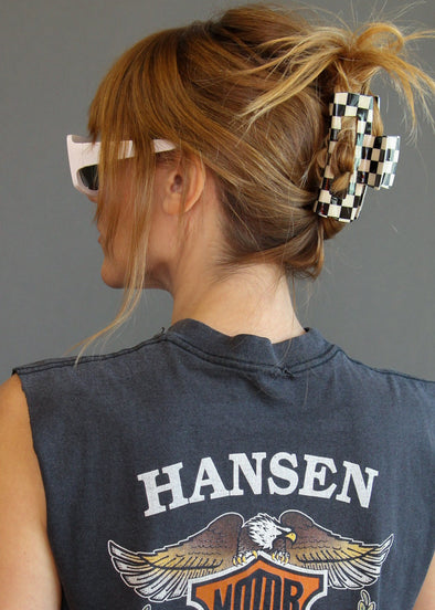 NASCAR Checkered Clip
