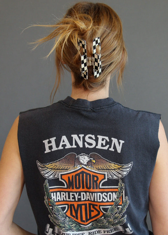 NASCAR Checkered Clip