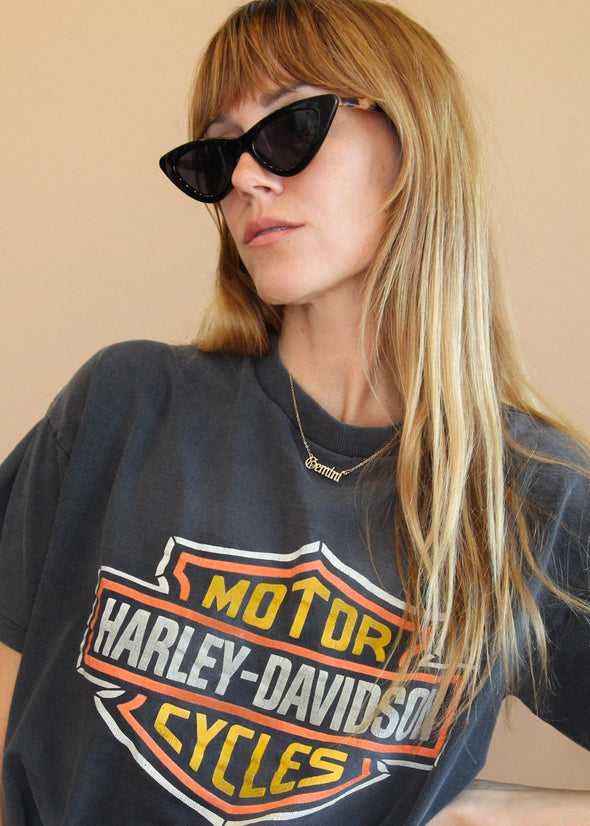Black Tortoise Cat Eye Sunglasses