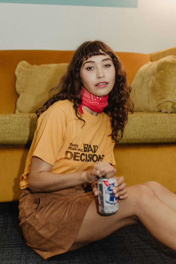 SAMPLE SALE Busy Making Bad Decisions Tee