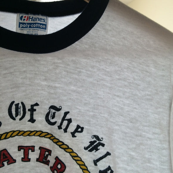 Vintage Saltwater Club Ringer Tee - Electric West