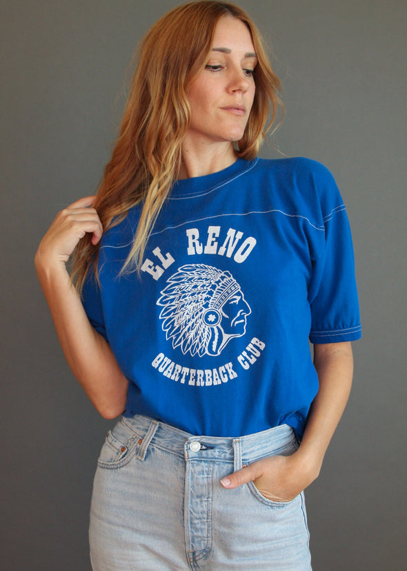 Vintage 70s/80s El Reno Quarterback Club Tee