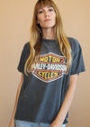 Vintage 1990 Faded Harley Traverse City Tee