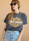 Vintage 1990 Faded Harley Traverse City Tee