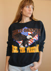 Vintage 80s/90s Harley Feel the Freedom Sweatshirt