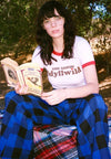 vintage 70 inspired gone camping idyllwild ringer tee electric west graphic tee