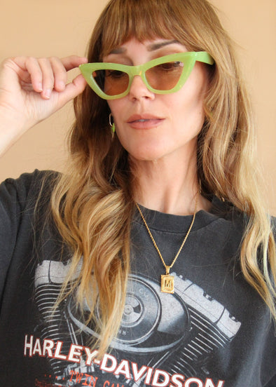 Cat Eye Sunglasses- Kiwi