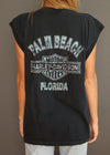 Vintage 1993 Harley Cow Skull Muscle Tank
