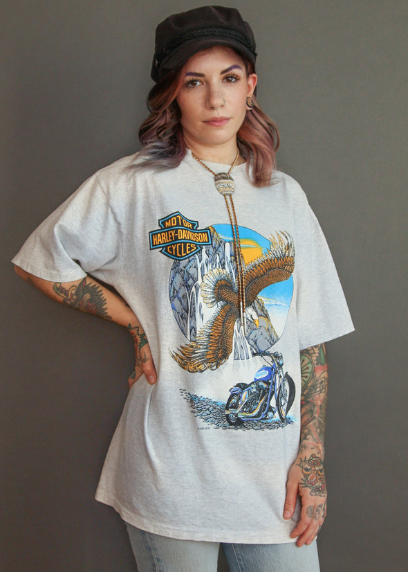 Vintage 1995 Harley Eagle Tee